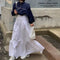 Women Layer Korean Long Skirts